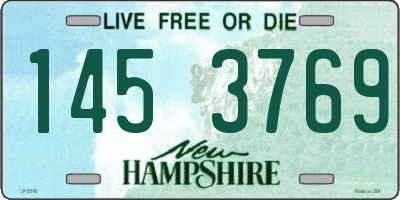 NH license plate 1453769