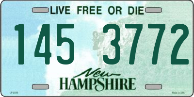 NH license plate 1453772