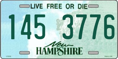 NH license plate 1453776