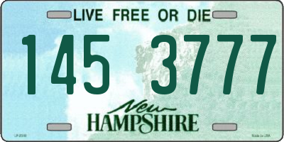 NH license plate 1453777