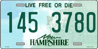 NH license plate 1453780