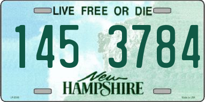 NH license plate 1453784
