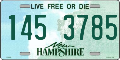 NH license plate 1453785