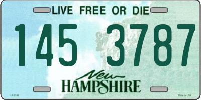 NH license plate 1453787