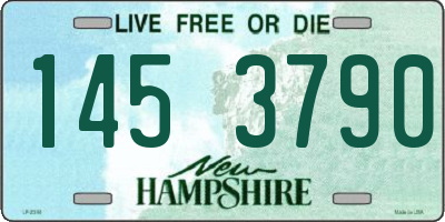 NH license plate 1453790