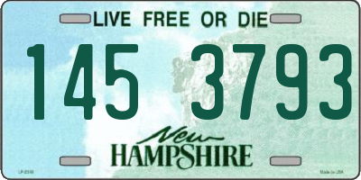 NH license plate 1453793