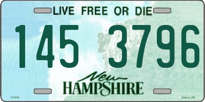 NH license plate 1453796