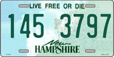 NH license plate 1453797