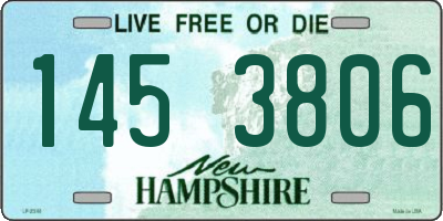 NH license plate 1453806