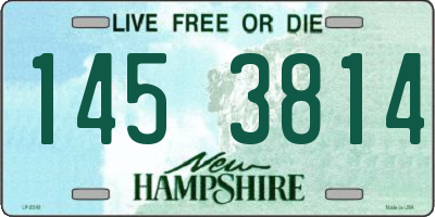 NH license plate 1453814
