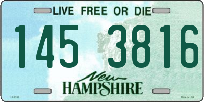 NH license plate 1453816