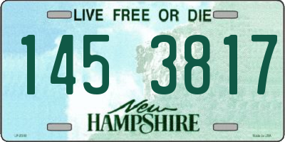 NH license plate 1453817