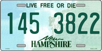 NH license plate 1453822