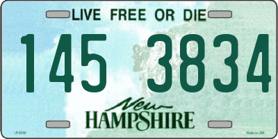 NH license plate 1453834