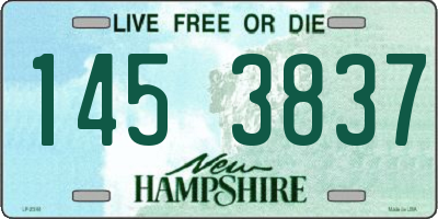 NH license plate 1453837