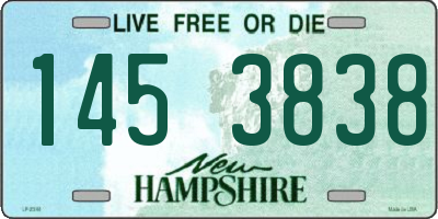 NH license plate 1453838