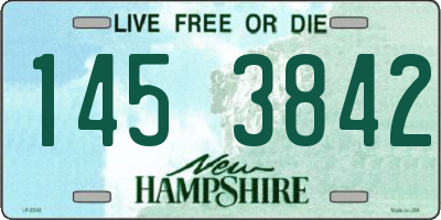 NH license plate 1453842