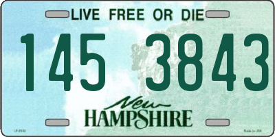 NH license plate 1453843
