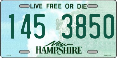 NH license plate 1453850