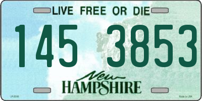 NH license plate 1453853