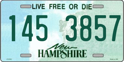 NH license plate 1453857