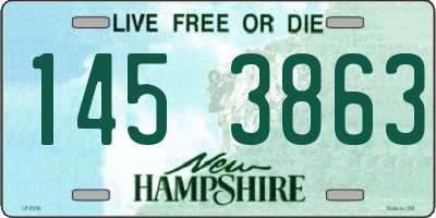 NH license plate 1453863