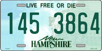 NH license plate 1453864