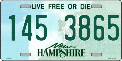 NH license plate 1453865