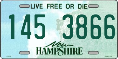 NH license plate 1453866