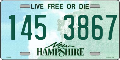 NH license plate 1453867