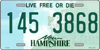 NH license plate 1453868