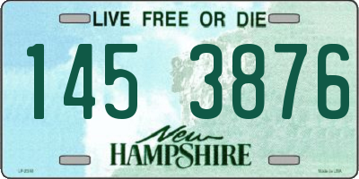 NH license plate 1453876