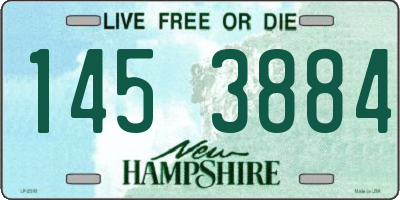 NH license plate 1453884
