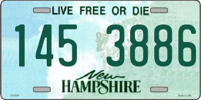 NH license plate 1453886