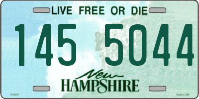 NH license plate 1455044