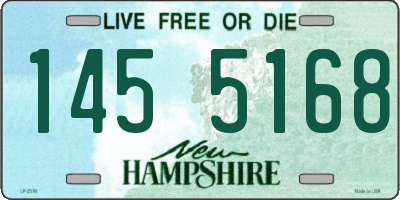 NH license plate 1455168