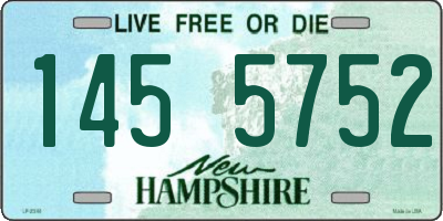 NH license plate 1455752