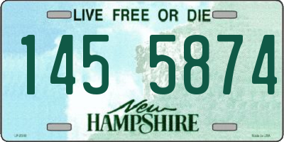 NH license plate 1455874