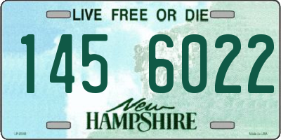 NH license plate 1456022