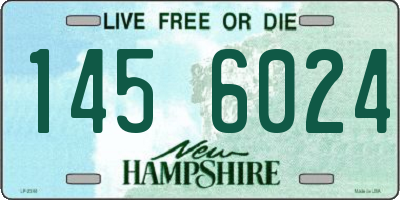 NH license plate 1456024