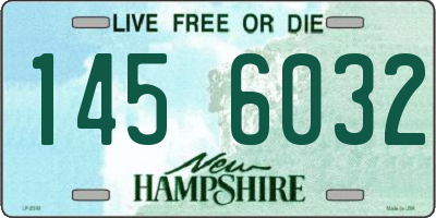NH license plate 1456032