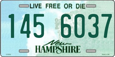 NH license plate 1456037