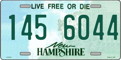 NH license plate 1456044