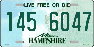 NH license plate 1456047