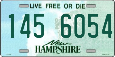 NH license plate 1456054