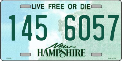 NH license plate 1456057