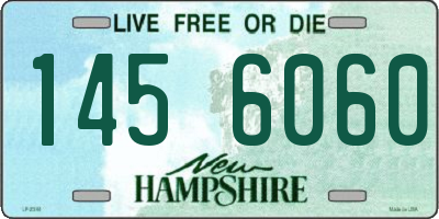 NH license plate 1456060