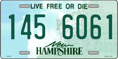 NH license plate 1456061