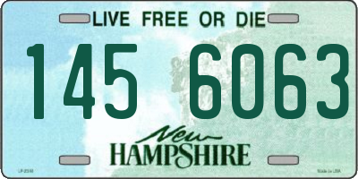 NH license plate 1456063