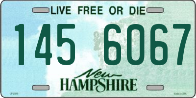 NH license plate 1456067